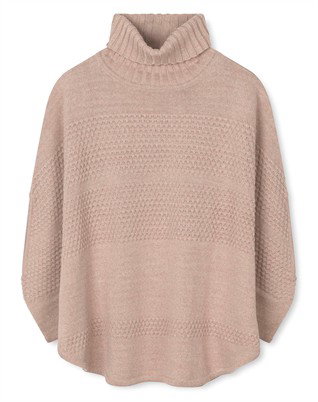 Sibin Linnebjerg - Siff Poncho - Light Sand